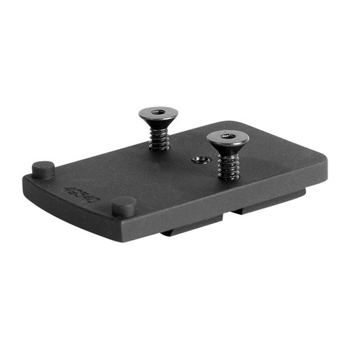 Remplace facilement la hausse arrière de ton Ruger SR9/SR40/SR45 par ce support EGW pour Trijicon RMR, incluant le matériel de montage.