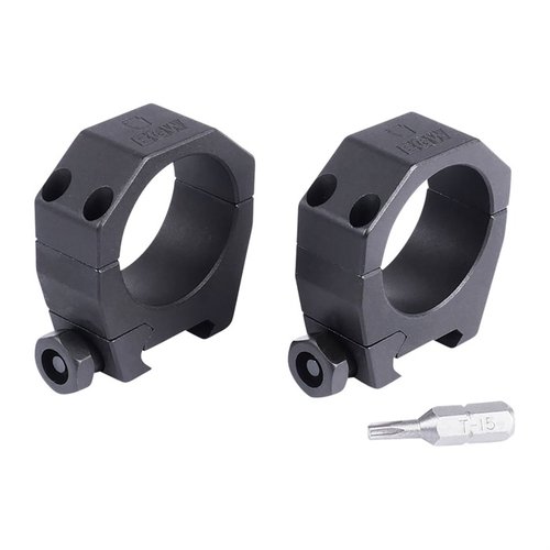 Les anneaux Keystone Series d'EGW sont robustes, en aluminium 6061, faciles à installer et s'adaptent aux rails picatinny et weaver, offrant un excellent rapport qualité-prix.