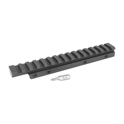 Le montage Picatinny EGW offre flexibilité et durabilité, compatible avec les anneaux Picatinny ou Weaver, idéal pour les tireurs et chasseurs.