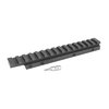 La base Picatinny EGW pour CZ 457 offre flexibilité pour monter des lunettes, est durable grâce à l'anodisation et idéale pour les tirs jusqu'à 1000 yards.