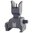 Viseur avant rabattable de secours pour garde-main 1.8" aluminium noir