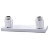 #350 Kit appui-joue réglable aluminium argenté