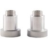 #870 FERRURES POUR APPUI-JOUE RÉGLABLE ALUMINIUM ARGENTÉ