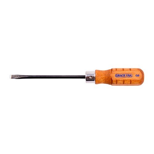 Le set de tournevis Grace USA offre une poignée en bois confortable, un shank carré robuste et des pointes durcies pour un travail précis et professionnel.