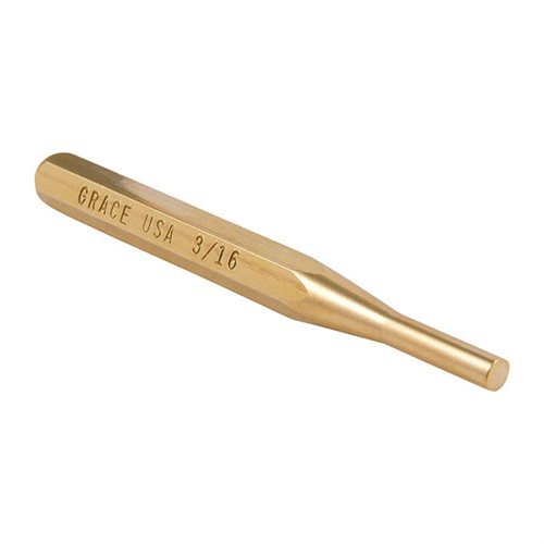 Le set de punches en laiton Grace USA offre des outils de précision non marquants, en plusieurs tailles, idéaux pour le travail délicat sur les armes.
