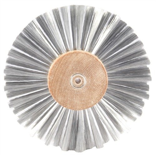 .0025" roues en acier inoxydable super-douces, parfaites pour le cardage entre les couches lors du rouille bluing, sans enlever de métal ni donner un aspect satin.
