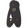 Ajusteur de plaque de couche en aluminium noir