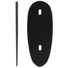 Entretoise de crosse positive 1/4"-1/16" polymère noir