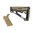AR-15 FG BT Poignée surmoulée et crosse télescopique (tube commercial) FDE