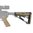 AR-15 FG BT Poignée surmoulée et crosse télescopique (tube commercial) FDE