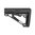 Crosse télescopique AR-15 surmoulée en caoutchouc noir (commercial)