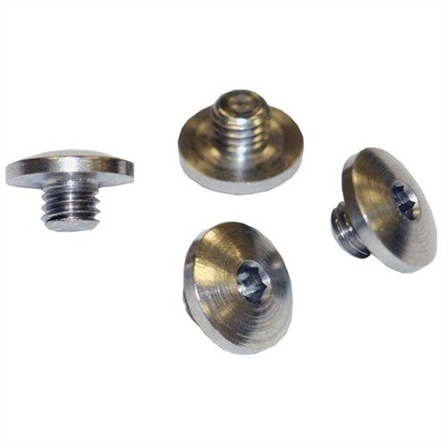 Les vis de remplacement HOGUE pour semi-automatiques offrent un look propre et élégant grâce à leur tête hexagonale, tout en maintenant l'apparence d'origine.