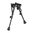 Bipied auto-nivelant à base solide 6-9" noir