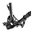 Bipied auto-nivelant à base solide 6-9" noir