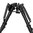 1A2-BR Monture pivotante pour anneau de sangle bipied 6-9" noire