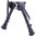 1A2-BRM Attache de bretelle pivotante pour bipied 6-9 po noir