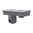 #6 Adaptateur de bipied pour rails 3/8" de large