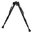 1A2-25C Monture anneau de bretelle pivotant pour bipied 13-27 pouces noir