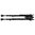 S-25C Monture pivotante pour bipied et anneau de bretelle 13-27 po noir