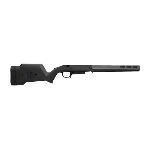 Améliore ton Ruger American avec le Hunter American Stock : longueur de crosse ajustable, construction renforcée, compatible M-LOK et magazine STANAG.