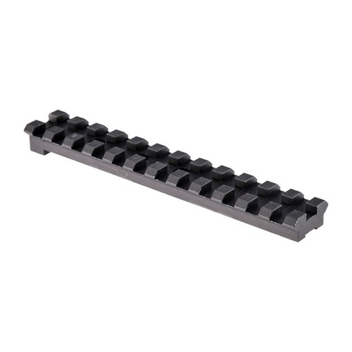 Ajoute facilement un red dot ou une lunette à ton Colt Anaconda avec cette base Picatinny robuste et parfaitement ajustée, finition noire anodisée.