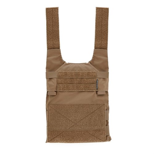 Le LV-119 O V E R T Front Plate Bag est modulable, avec des options MOLLE, support PTT et intégration pour câbles, idéal pour les opérations à profil élevé.