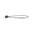 Boucle universelle longue 6.25" noire