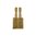 Porte-chargeurs double pour pistolet, fixation MOLLE, marron coyote