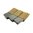 Porte-chargeurs triple M4 fixation MOLLE brun coyote