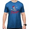 T-shirt BASES LOADED BLEND royal chiné taille M