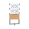 Support de cible en métal 24 pouces avec kit gris