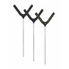 Supports pour cibles en argile - lot de 3