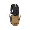 Les Walkers Razor Slim Electronic Muffs offrent une protection auditive compacte, pliable, avec 23 dB de réduction sonore et des microphones omnidirectionnels.
