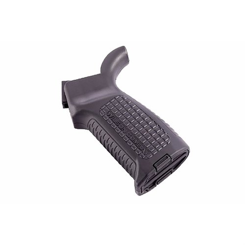 Améliore ton contrôle et confort avec la poignée WILSON COMBAT, en polymère renforcé, texture TRAK, et rangement pour batterie. Compatible M16/M4/AR15.