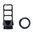 MUZZLOK 8.6 BLACKOUT frein de bouche 3-ports filetage M18X1.5 BLK