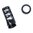 MUZZLOK 8.6 BLACKOUT frein de bouche 3-ports filetage M18X1.5 BLK