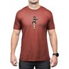 T-shirt HULA GIRL CVC 2XL Redrock chiné