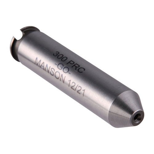 Les jauges de tête Manson Precision garantissent une précision optimale pour vérifier le headspace des cartouches, assurant sécurité et performance de ton arme.