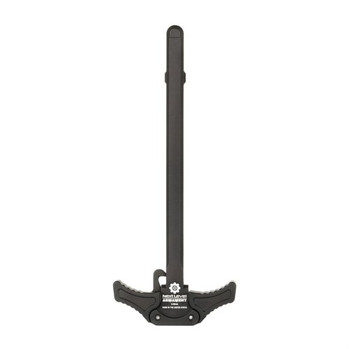 Le Next Level Armament NLX556 Ambi Charging Handle est fabriqué en aluminium 7075, avec un design amélioré et agressif, à un prix réduit pour tous les tireurs.