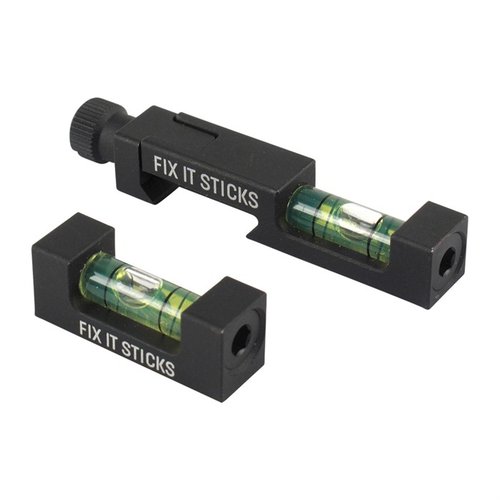Nivele tes optiques avec ce set de niveaux en aluminium usiné, incluant un niveau magnétique et un dispositif anti-cant pour rail NATO/Pic.