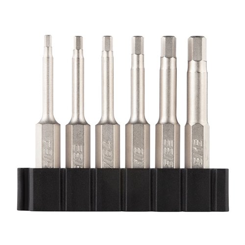 Élargis ta sélection de bits avec les ensembles de 2" de FIX IT STICKS, comprenant des bits hexagonaux, Torx et Philips, tous dans un support en polymère pratique.