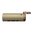 Housse de silencieux avec U-RAC 6"x2" Coyote Tan, quincaillerie tan