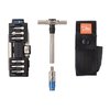 THE WORKS kit d'outils avec jeu de 18 embouts et jeu de chasse-goupilles