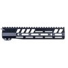 Garde-main AR-15 10" M-LOK à rail intégral, noir anodisé
