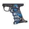 Les grips LAMINATE VOLQUARTSEN pour Ruger Mark IV 22/45 offrent un maintien confortable avec repose-pouce, repose-talons et rainures pour les doigts.