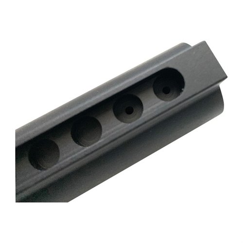 Le RE5F est une extension de récepteur 308 AR robuste en aluminium 7075, avec 9 positions, conçue pour un drainage rapide et une compatibilité avec le système Vltor A5.