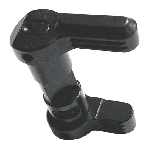 Le sélecteur de sécurité ambidextre ASF-90Q offre une interface robuste, des leviers décalés pour un accès facile et une conception précise pour un usage optimal.