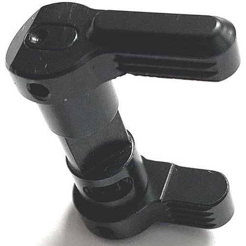 Le sélecteur ambidextre ASF-50Q offre un mouvement court à 50°, des leviers décalés pour un accès facile, et une construction robuste pour la fiabilité.