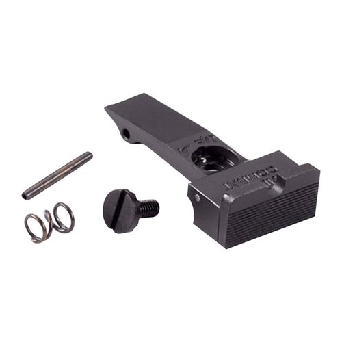 Améliore ton Colt 2020 Python/Anaconda avec ce rear battlesight ajustable en acier chromoly, offrant une image claire et des réglages faciles sur le terrain.