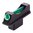 Guidon avant profil bas en fibre optique verte pour Colt Python/Anaconda